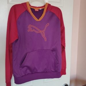 Puma color block hoodie
